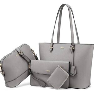 4 Piece Purse Set - Gray 
New - Never used/carried.